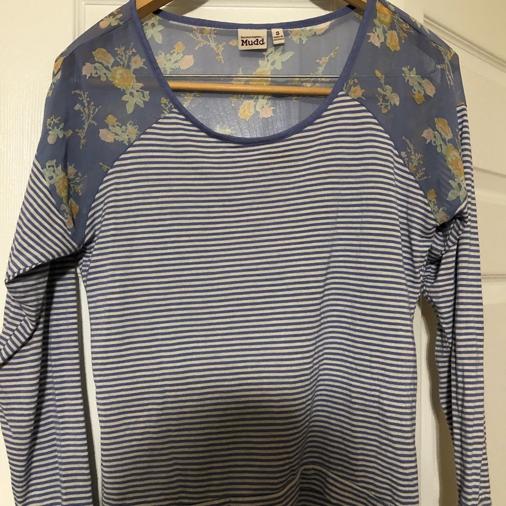 ✨Striped and Floral Blouse✨